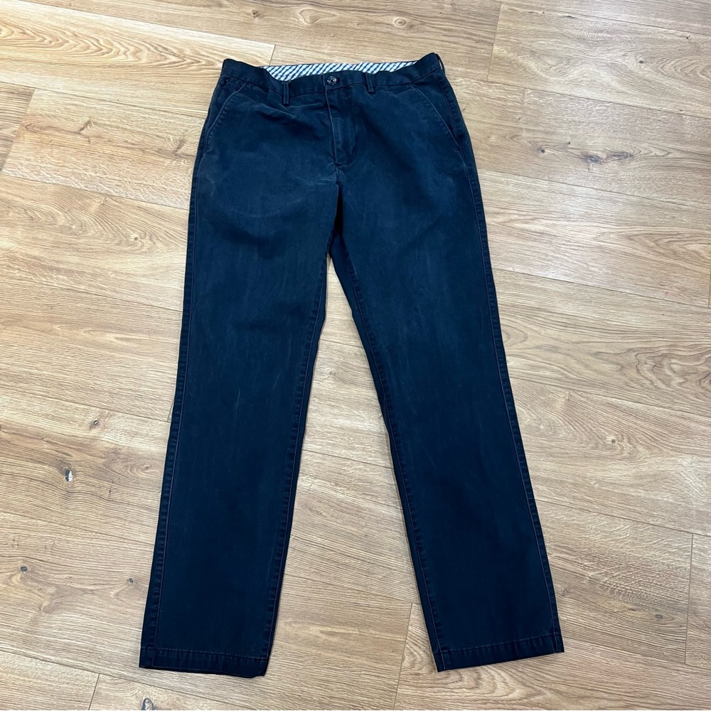 Banana Republic Men’s Kentfield Navy Cotton Chino Pants 34”x34” Used Good